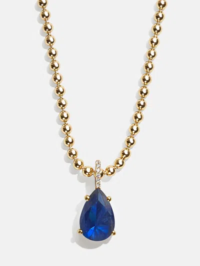 Baublebar Esther 18k Gold Birthstone Necklace