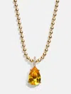 Baublebar Esther 18k Gold Birthstone Necklace In Gold