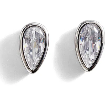 Baublebar Eunice Cubic Zirconia Stud Earrings In Gray