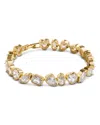 Baublebar Eva Mixed Cubic Zirconia Flex Bracelet In Gold