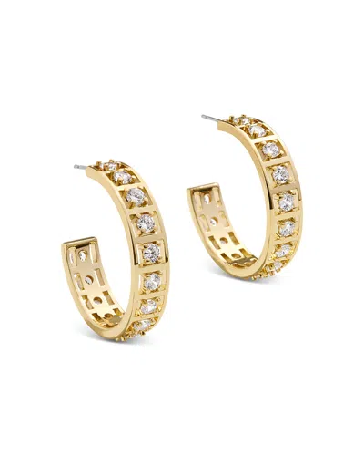 Baublebar Evelyn Hoop Earrings In Clear