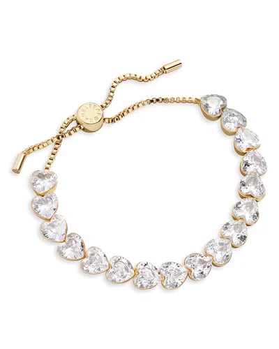 Baublebar Every Heart Cubic Zirconia Bolo Bracelet In Gold