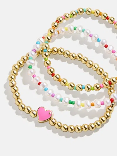 Baublebar Everything Nice Kids' Bracelet Set In Gold