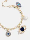 Baublebar Evil Eye Charm Bracelet In Gold