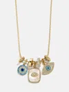 Baublebar Evil Eye Charm Necklace In Gold