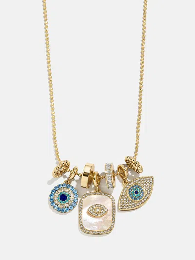 Baublebar Evil Eye Charm Necklace In Gold