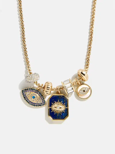 Baublebar Evil Eye Charm Necklace In Gold