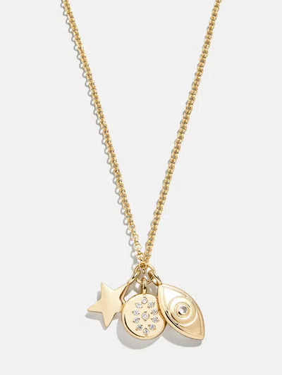 BAUBLEBAR EVIL EYE CLUSTER CHARM NECKLACE