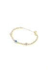 Baublebar Evil Eye Motif Bracelet In 골드