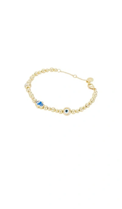 Baublebar Evil Eye Motif Bracelet In 골드