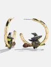 Baublebar Evil Witch Hoop Earrings In Gold