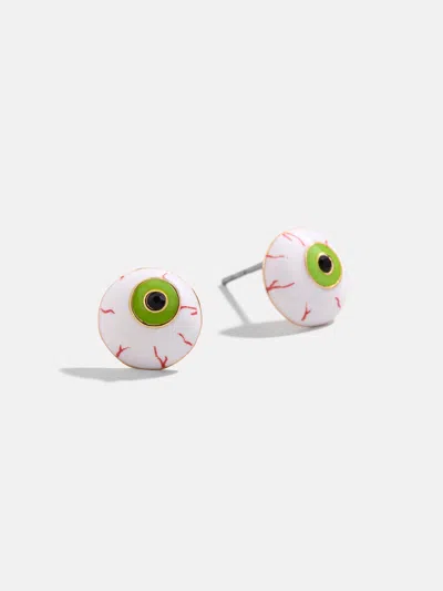 Baublebar Eyeball Stud Earrings In White