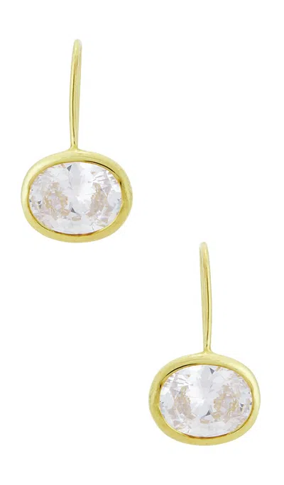 Baublebar Fallon 14k Gold Bezel Earrings