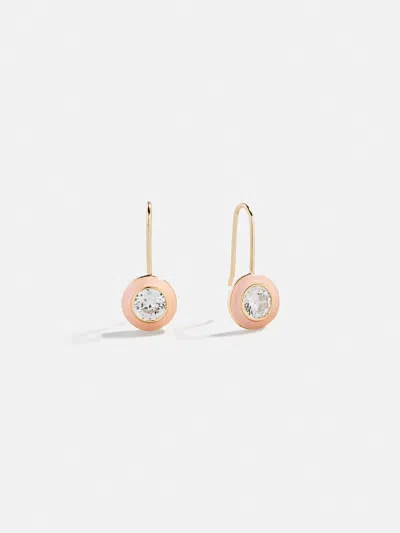 Baublebar Fallon 14k Gold Semi-precious Earrings In Pink