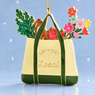 Baublebar Farm Fresh Tote Ornament In Green