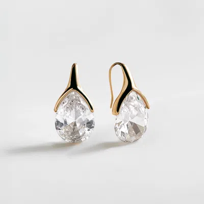Baublebar Fernanda Crystal Drop Earrings In Gold