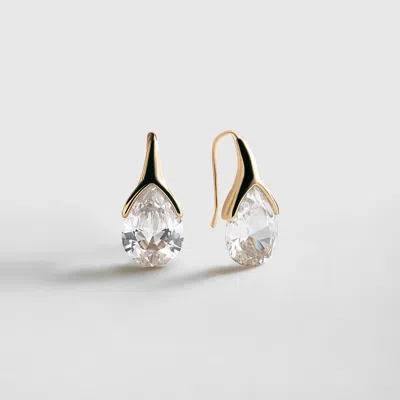 Baublebar Fernanda Crystal Drop Earrings In Gold