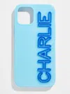 Baublebar Fine Line Custom Iphone Case In Blue