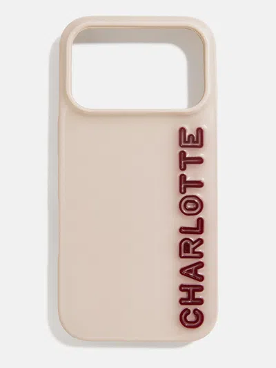 Baublebar Fine Line Custom Iphone Case In Neutral