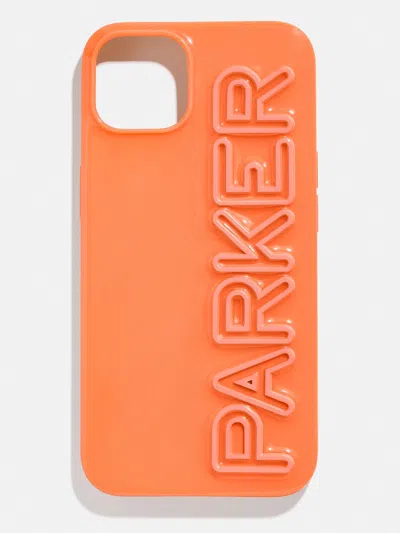Baublebar Fine Line Custom Iphone Case In Orange