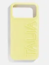 Baublebar Fine Line Custom Iphone Case In Yellow