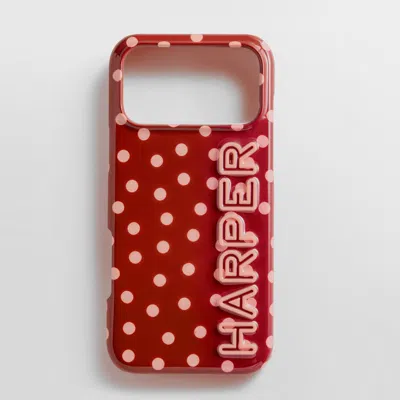 Baublebar Fine Line Printed Custom Iphone Case In Red
