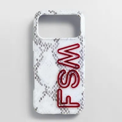 Baublebar Fine Line Printed Custom Iphone Case In Gray