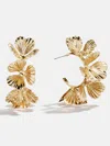 Baublebar Fiorella Gold Floral Earrings In Brown