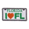 Baublebar Florida License Plate Icon In White