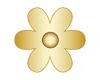 Baublebar Flower Icon In Gold