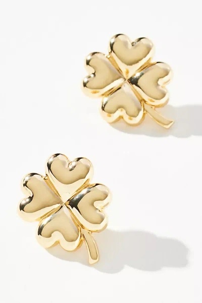 Baublebar Four-leaf Clover Post Earrings In Gold