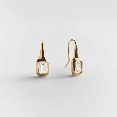 Baublebar Frances Crystal Drop Earrings In Gold