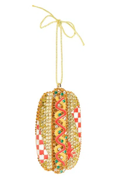 Baublebar Frankly Festive Hot Dog Ornament In Multi