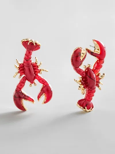 Baublebar Fresh Catch Lobster Earrings In Red
