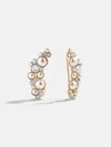 Baublebar Effie Faux Pearl Ear Crawlers In Gold