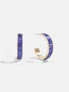 Baublebar Game Day Baguette Hoop Earrings In Blue