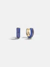 Baublebar Game Day Enamel Huggie Earrings In Blue