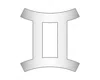 Baublebar Gemini Zodiac Icon