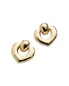 Baublebar Heart Doorknocker Drop Earrings In Gold