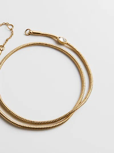 Baublebar Gia Waterproof Anklet In Gold