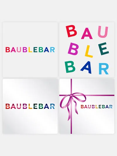 Baublebar Gift Card In White
