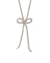 Baublebar Gigi Bow Lariat Necklace In Gold