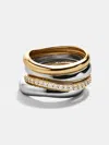 Baublebar Gina 18k Gold Ring Set