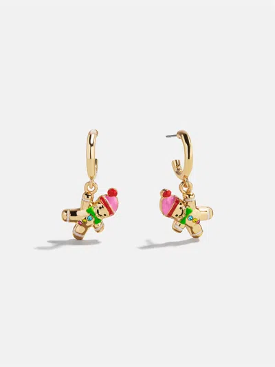 Baublebar Gingerbread Kids' Earrings In Gold
