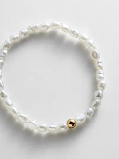 Baublebar Ginnie Pearl Bracelet In Gray