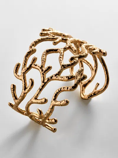 Baublebar Coral Cuff Bracelet In Gold