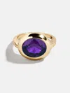 Baublebar Gold Cubic Zirconia Custom Birthstone Ring In Gold