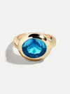 Baublebar Gold Cubic Zirconia Custom Birthstone Ring