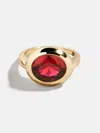 Baublebar Gold Cubic Zirconia Custom Birthstone Ring In Gold