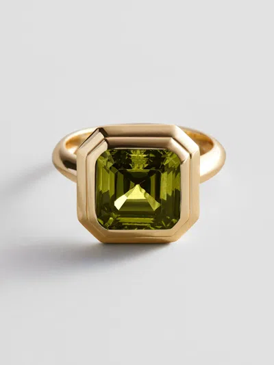Baublebar Gold Etched Bezel Custom Birthstone Ring